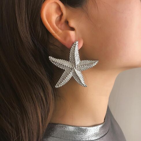 Starfish Earrings Large Star Earrings Big Stylish 20231014 in Saudi Arabia