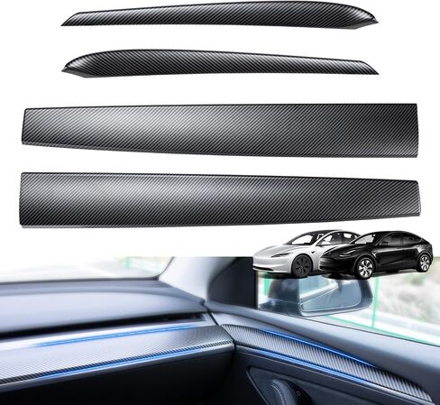 Dashboard Cover for Tesla Model Y Model 3, Flannel Dashboard Pad Dash Mat Decorative Interior Auto Accessories 2017 2018 2019 2020 2021 2022 2023 in Saudi Arabia