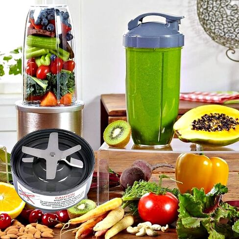 Replacement Extractor Blade,Fits NutriBullet 600w Pro 900w Blender,No Leakage Extractor Replacement Blade with Silicone Gaskets Seal O Ring Blender Accessories in Kuwait