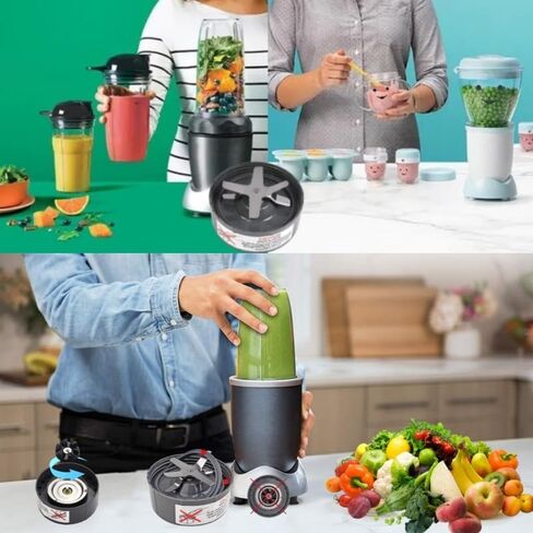 Replacement Extractor Blade,Fits NutriBullet 600w Pro 900w Blender,No Leakage Extractor Replacement Blade with Silicone Gaskets Seal O Ring Blender Accessories in Kuwait