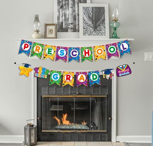 لافتة التخرج لمرحلة ما قبل المدرسة 2024 لافتة تخرج لمرحلة ما قبل المدرسة للأطفال 2024 ديكورات حفلات التخرج لمرحلة ما قبل المدرسة للتهنئة ديكورات المدرسة المنزلية in Kuwait
