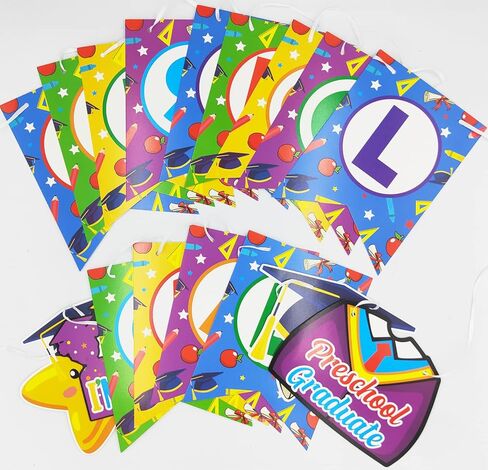 لافتة التخرج لمرحلة ما قبل المدرسة 2024 لافتة تخرج لمرحلة ما قبل المدرسة للأطفال 2024 ديكورات حفلات التخرج لمرحلة ما قبل المدرسة للتهنئة ديكورات المدرسة المنزلية in Kuwait