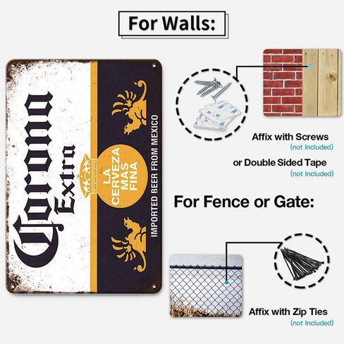 Bar Signs, Beer Signs for Man Cave, Corona Beer Signs Garage Decor Bar Decorations, 8x12 Inches Coors Light Beer Poster Metal Signs Bar Wall Decor Bar Decor for Pub Home House Coffee in Saudi Arabia