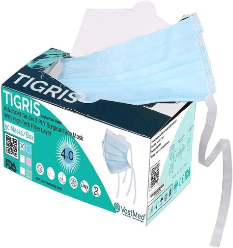 طبقات تصفية قناع الوجه المربوط (150 قطعة، قناع مربوط) in Kuwait