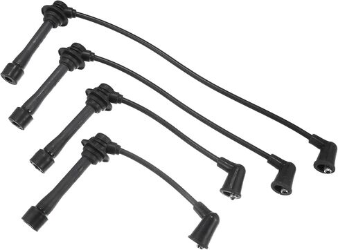 ACROPIX Car Spark Plug Coil Wires Ignition Coil Harness Cable 7mm Fit for Mazda MX-3 1994-1996 1.6L No.B6BF18140A - Pack of 4 in Saudi Arabia