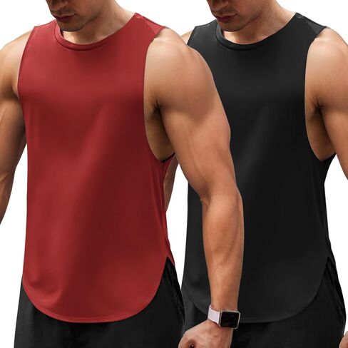 COOFANDY Sleeveless Workout Tank Tops for Men Muscle Fit T Shirt Pack in Saudi Arabia