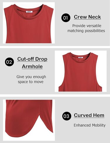 COOFANDY Sleeveless Workout Tank Tops for Men Muscle Fit T Shirt Pack in Saudi Arabia