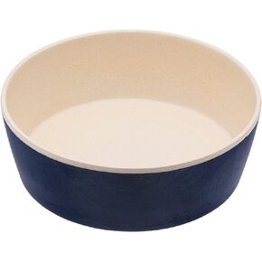 Beco Classic Printed Bamboo Dog Food & Water Bowl, Nature Inspired Fresh Mint, Large