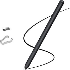Galaxy S21 Ultra S Pen Replacement with Free Nibs for Samsung Galaxy S21 Ultra 5G Stylus S Pen + 5X Pen Tips/Nibs withoutBluetooth (Phantom Black)