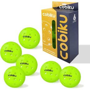 كرات مخلل ممتازة للأماكن الخارجية 3/6/12 حزمة - كرة مخلل معتمدة من الولايات المتحدة الأمريكية للبطولات والمنافسات مع توازن ورؤية مثالية، كرة مخلل 40 حفرة لجميع مستويات المهارة in Kuwait