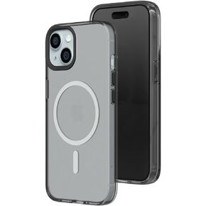 RhinoShield Clear Case Compatible with Magsafe for [iPhone 15] Superior Magnetic, Advanced Yellowing Resistance,Crystal Clear,Protective & Customizable Clear Phone Case-Akatsuki Cloud