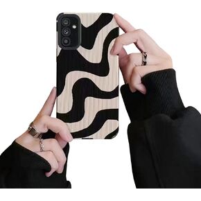 Compatible for Samsung Galaxy S24 5G(6.2") Case, Cute Zebra Stripes Pattern Case for Women Girls Men Soft Silicone Protective Case for Samsung Galaxy S24 - Black