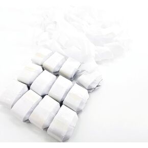 Magic Mouth Coils Paper Mouth Coils Vomit Paper Colored Mouth Coils Stage Magic Tricks Accessories Gimmick Funny Illusion (White, 3PCS x 1 Set of 12 Pcs)