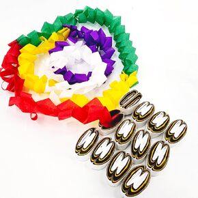 Magic Mouth Coils Paper Mouth Coils Vomit Paper Colored Mouth Coils Stage Magic Tricks Accessories Gimmick Funny Illusion (White, 3PCS x 1 Set of 12 Pcs)