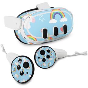 MightySkins Skin Compatible with Meta Quest 3 - Unicorn Perfection | Protective, Durable, and Unique Vinyl Decal wrap Cover | Easy to Apply