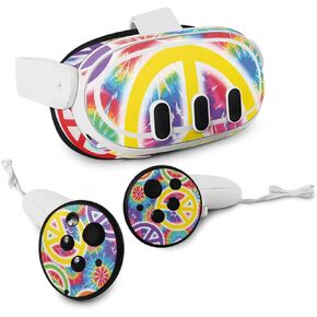MightySkins Skin Compatible with Meta Quest 3 - Peaceful Explosion | Protective, Durable, and Unique Vinyl Decal wrap Cover | Easy to Apply