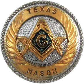 Treasure Gurus TX Mason Concho Masonic Lodge Leathercraft Accessory Freemason Gift