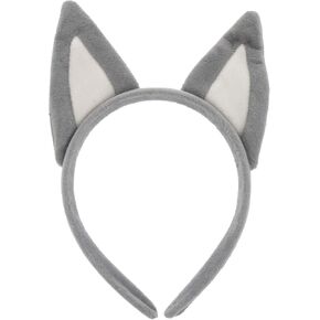 Beaupretty Dog Ears Headband Halloween Animal Cosplay Costumes Dress-up Headpiece Alien Headwear for Women Girls Black in Kuwait