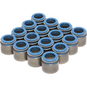 Comp Cams "522-16 Set of 16 Metal Body Viton Valve Seals for .530"" Guide Size, 3/8"" Valve Stem"