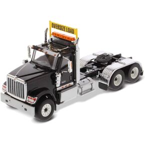 Diecast Masters International HX520 SFFA Day Cab Tandem Tractor | 1:50 Scale Model Semi Trucks | Metallic Black Diecast Model by Diecast Masters 71003