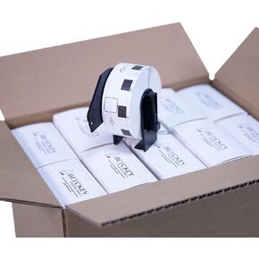 BETCKEY - Compatible Square Labels Replacement for Brother DK-1221 (0.9 in x 0.9 in), Use with Brother QL Label Printers [20 Rolls/20000 Labels]