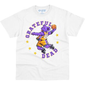 Liquid Blue Men's Standard Grateful Dead Hoops Basketball Dancing Bear