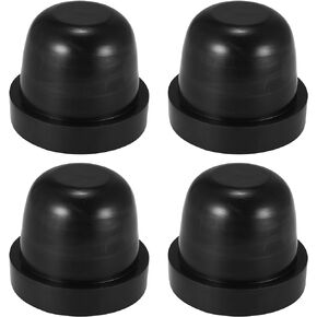X AUTOHAUX Light Dust Cover 60mm Rubber Housing Seal Cap Dustcover for Light Kit Set of 4