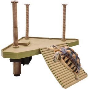 Tfwadmx Turtle Basking Platform Floating Turtles Pier Terrapin Dock Aquarium Float Decoration Bask Terrace Climb for Tortoise, Newts, Crabs and Salamanders