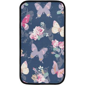 Center Console Cover Non-Slip Washable Car Armrest Cover Auto Armrest Box Cover for Most Vehicle Truck Cars Leaves