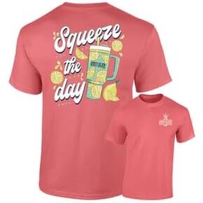 Squeeze The Day - Lemons - Big Tumbler - Adult T-Shirt