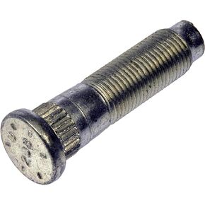 1/2-20 Serrated Wheel Stud - .547 In. Knurl, 2 In. Length