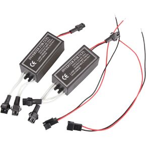 2PC CCFL Halo Ring Angel Eye Lights Inverter Ballast Replacement 12V Input Male From Madlife Garage