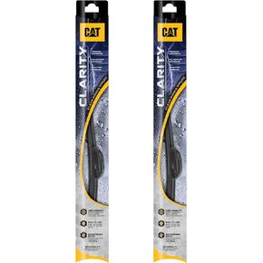 CAT Clarity Premium Performance All Season Replacement Windshield Wiper Blades for Car Truck Van SUV (22 + 22 Inch - Perfect Fit for 2009-2020 Ford F Series (F-150, F-250, F-350)), black