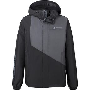 ASUS Men's Regular Windbreaker, Black