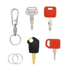 مجموعة مفاتيح المعدات الثقيلة مكونة من 4 قطع متوافقة مع كاتربيلر وجون ديري وكوماتسو in Kuwait