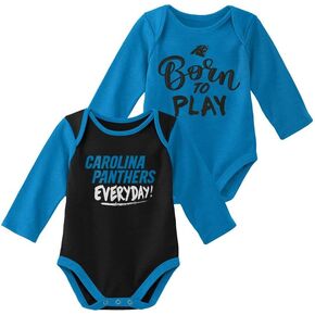 Outerstuff NFL Newborn Infants Little Player 2 Piece Long Sleeve Onesie Creeper Bodysuit Set in Saudi Arabia