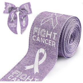 2 Rolls 10 Yard Autism Awareness Ribbon for Crafts Wreath Bow Making Autism Puzzle Piece Burlap Ribbon for Wrapping Charitable Party Awareness Campaigns Home Decoration,2.5 Inch