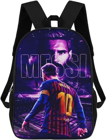 Football Star Backpack 17-Inch Multi-Functional Outdoor Backpack Fashionable Lightweight Casual Travel Bag Laptop Bag in Saudi Arabia