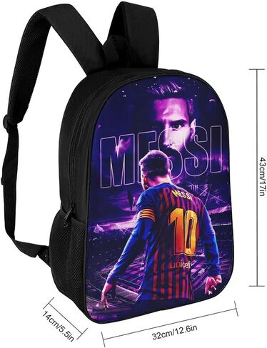 Football Star Backpack 17-Inch Multi-Functional Outdoor Backpack Fashionable Lightweight Casual Travel Bag Laptop Bag in Saudi Arabia