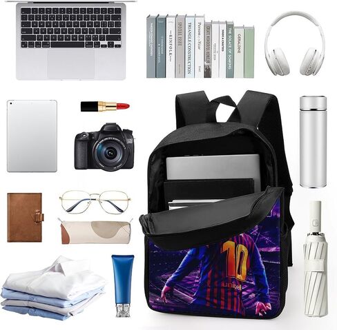 Football Star Backpack 17-Inch Multi-Functional Outdoor Backpack Fashionable Lightweight Casual Travel Bag Laptop Bag in Saudi Arabia