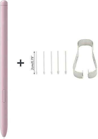 قلم ULK Tab S6 Lite بديل S Pen لجهاز Samsung Galaxy Tab S6 Lite (EJ-PP610) قلم ستايلس + أطراف سن (وردي شيفون) in Kuwait