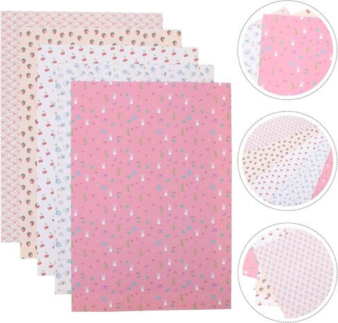 Toddmomy 5 Sheets of Dollhouse Floorboards Wallpaper Floor Paper Sticker 1:12 Peel and Stick Wallpaper Paper Flooring Gloss Card Sheet Doll House Accessories in Saudi Arabia