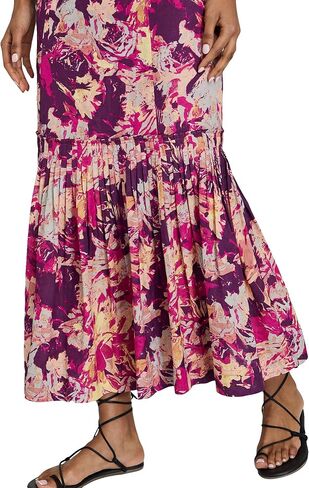 Club Monaco Women's Tiered Flounce Midi Skirt in Saudi Arabia