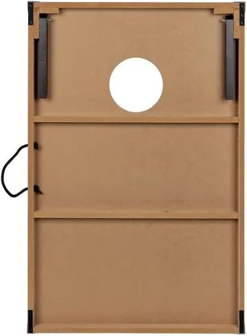 لعبة Monoprice Wood Cornhole الخارجية - 3 × 2 بوصة مع 8 أكياس حبوب وحقيبة حمل - مجموعة Pure Outdoor in Saudi Arabia