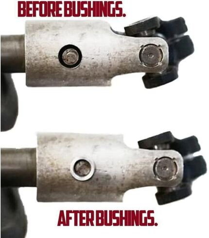 Sierra LLC US Made New Hardened Billet Aluminum Intermediate Shaft Bushings Steering Wheel Column Sleeve Compatible with Dodge Ram 2003-2019 1500/2500/3500/4500/5500 5.9, 6.7, G56, Cummins Diesel in Saudi Arabia