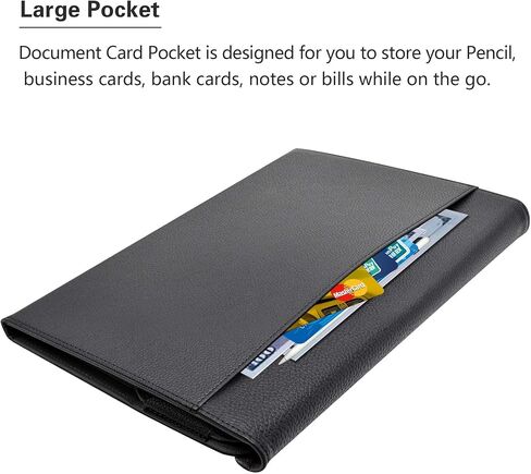 Alapmk for Galaxy Tab A7 10.4 Case,Detachable Design Folio Multiple Angles Stand Cover with Pocket & Auto Sleep/Wake for Samsung Galaxy Tab A7 [SM-T500/T505/T507] 10.4 inch Tablet,Black in Saudi Arabia