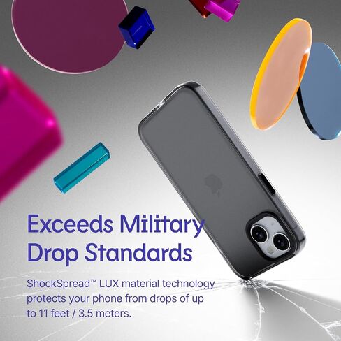 حافظة حماية شفافة من RhinoShield JellyTint متوافقة مع MagSafe لهاتف [iPhone 15] | قوة مغناطيسية فائقة، تتجاوز معايير السقوط العسكرية، مقاومة للخدش، مقاومة للصدمات - وردي فاخر in Kuwait