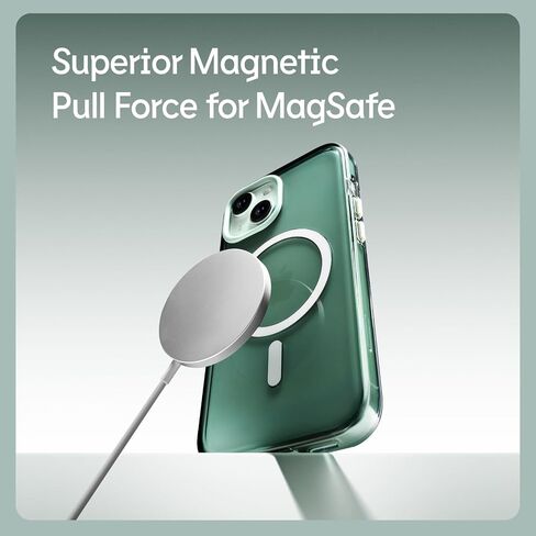 حافظة حماية شفافة من RhinoShield JellyTint متوافقة مع MagSafe لهاتف [iPhone 15] | قوة مغناطيسية فائقة، تتجاوز معايير السقوط العسكرية، مقاومة للخدش، مقاومة للصدمات - وردي فاخر in Kuwait