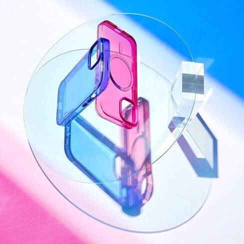 حافظة حماية شفافة من RhinoShield JellyTint متوافقة مع MagSafe لهاتف [iPhone 15] | قوة مغناطيسية فائقة، تتجاوز معايير السقوط العسكرية، مقاومة للخدش، مقاومة للصدمات - وردي فاخر in Kuwait
