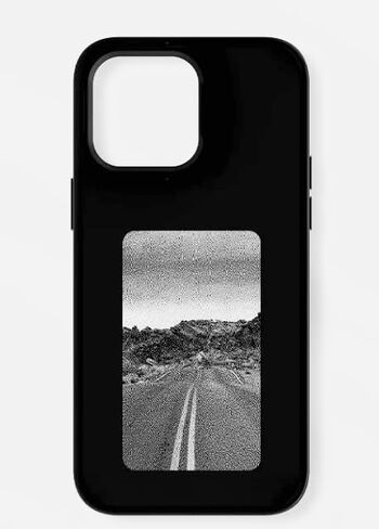 TPU Phone Case Display NFC Connection for iPhone 15pro (Black) in Saudi Arabia